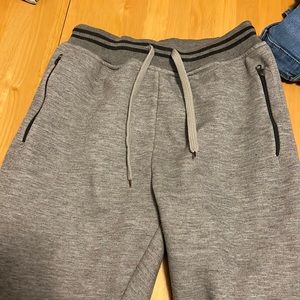 Grey sweatpants